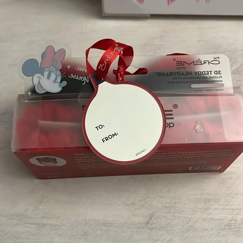 Minnie Mouse Creme Shop 3d Teddy Headband